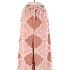 Zimmermann Jeannie pink and white terry cloth wide leg pants NWT Size 0